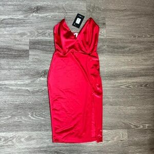 Small Red Sweetheart Top Fashion Nova Dress